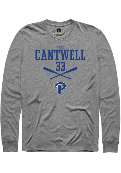 Luke Cantwell Rally Mens Graphite Pitt Panthers NIL Sport Icon Tee