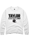 Main image for D.J. Taylor  Rally Cincinnati Bearcats Mens White NIL Stacked Box Long Sleeve Crew Sweatshirt