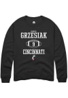 Main image for Daniel Grzesiak Rally Mens Black Cincinnati Bearcats NIL Sport Icon Crew Sweatshirt
