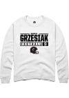 Main image for Daniel Grzesiak Rally Mens White Cincinnati Bearcats NIL Stacked Box Crew Sweatshirt