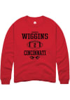 Main image for Daquris Wiggins Rally Mens Red Cincinnati Bearcats NIL Sport Icon Crew Sweatshirt