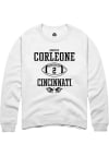 Main image for Dontay Corleone  Rally Cincinnati Bearcats Mens White NIL Sport Icon Long Sleeve Crew Sweatshirt