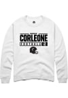 Main image for Dontay Corleone  Rally Cincinnati Bearcats Mens White NIL Stacked Box Long Sleeve Crew Sweatshir..