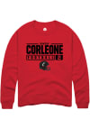Main image for Dontay Corleone  Rally Cincinnati Bearcats Mens Red NIL Stacked Box Long Sleeve Crew Sweatshirt
