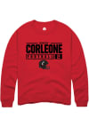 Main image for Dontay Corleone  Rally Cincinnati Bearcats Mens Red NIL Stacked Box Long Sleeve Crew Sweatshirt