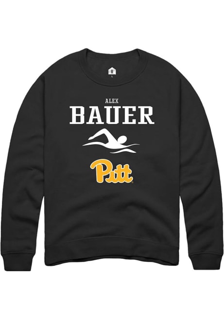 Alex Bauer Rally Mens  Pitt Panthers NIL Sport Icon Crew Sweatshirt