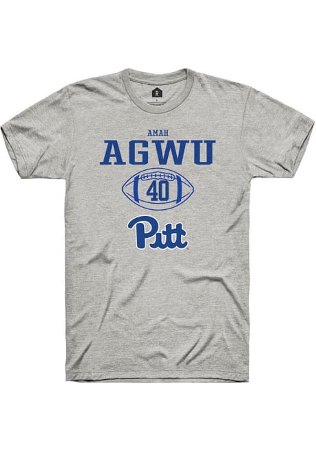 Amah Agwu Ash Pitt Panthers NIL Sport Icon Short Sleeve T Shirt