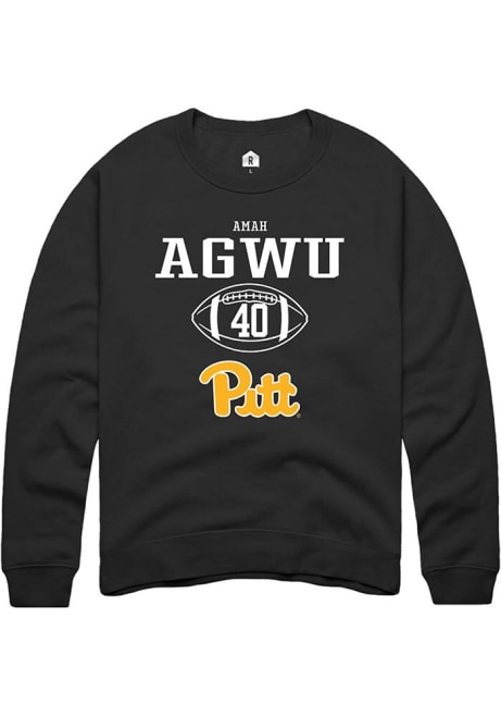 Amah Agwu Rally Mens  Pitt Panthers NIL Sport Icon Crew Sweatshirt