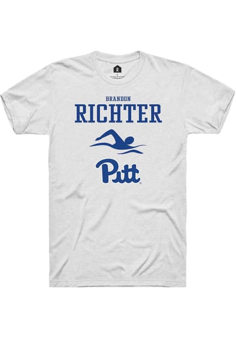 Brandon Richter White Pitt Panthers NIL Sport Icon Short Sleeve T Shirt