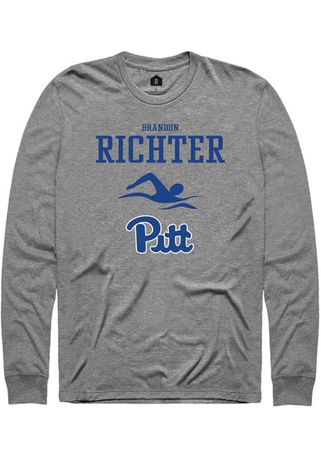 Brandon Richter Rally Mens Graphite Pitt Panthers NIL Sport Icon Tee