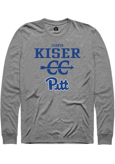 Camryn Kiser Rally Mens Graphite Pitt Panthers NIL Sport Icon Tee