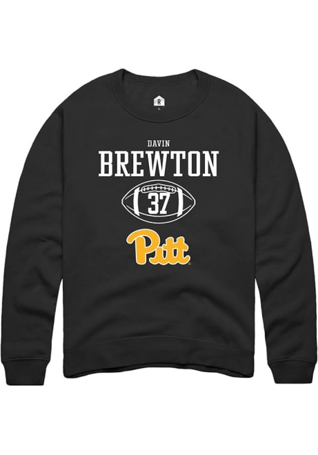 Davin Brewton Rally Mens  Pitt Panthers NIL Sport Icon Crew Sweatshirt