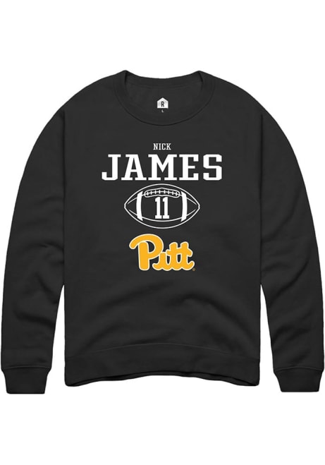 Nick James Rally Mens  Pitt Panthers NIL Sport Icon Crew Sweatshirt