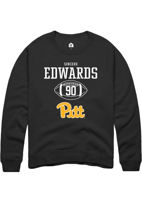 Sincere Edwards Rally Mens  Pitt Panthers NIL Sport Icon Crew Sweatshirt