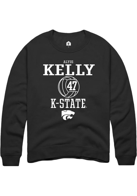 Alyss Kelly Rally Mens  K-State Wildcats NIL Sport Icon Crew Sweatshirt