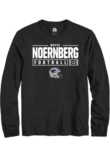 Bryce Noernberg Rally Mens  K-State Wildcats NIL Stacked Box Tee