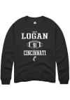 Main image for Drew Logan  Rally Cincinnati Bearcats Mens Black NIL Sport Icon Long Sleeve Crew Sweatshirt