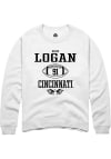 Main image for Drew Logan  Rally Cincinnati Bearcats Mens White NIL Sport Icon Long Sleeve Crew Sweatshirt