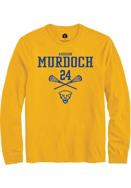 Addison Murdoch Rally Mens Gold Pitt Panthers NIL Sport Icon Tee