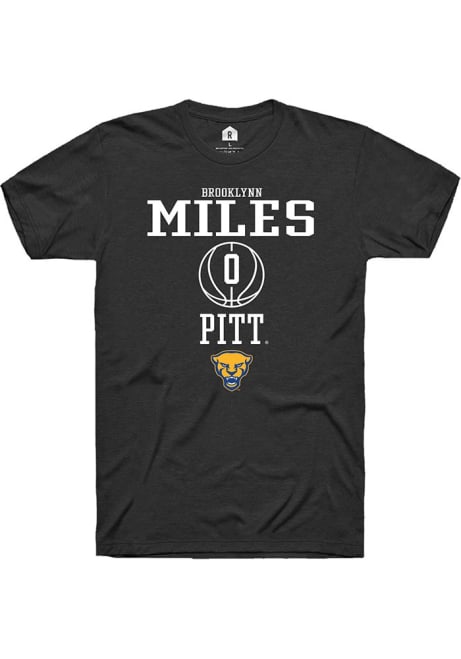 Brooklynn Miles  Pitt Panthers NIL Sport Icon Short Sleeve T Shirt