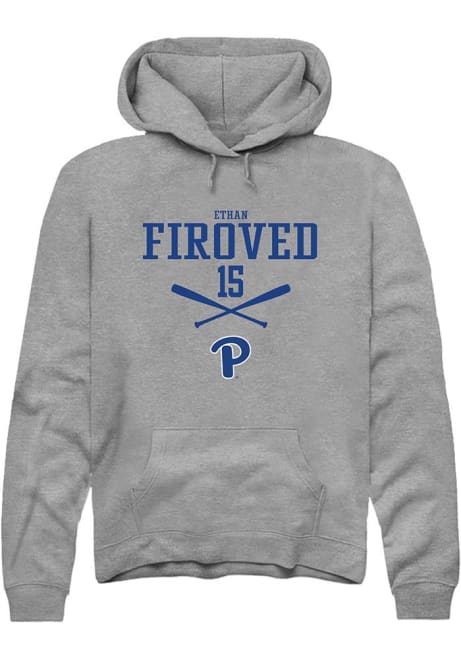 Ethan Firoved Rally Mens Graphite Pitt Panthers NIL Sport Icon Hooded Sweatshirt