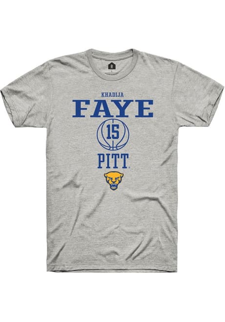 khadija faye Ash Pitt Panthers NIL Sport Icon Short Sleeve T Shirt