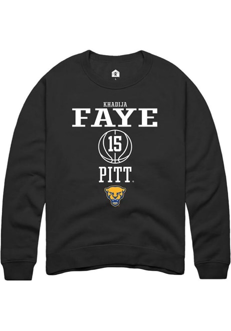 khadija faye Rally Mens  Pitt Panthers NIL Sport Icon Crew Sweatshirt