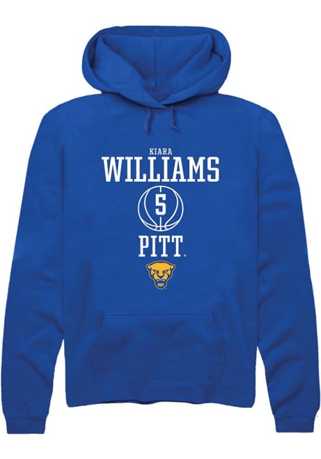 Kiara Williams Rally Mens Blue Pitt Panthers NIL Sport Icon Hooded Sweatshirt