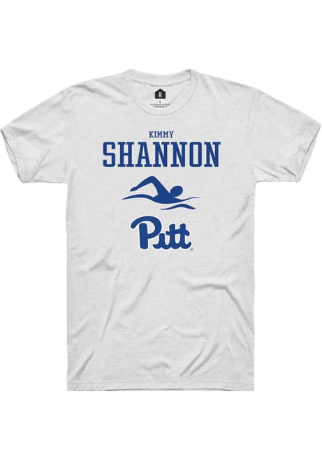 Kimmy Shannon White Pitt Panthers NIL Sport Icon Short Sleeve T Shirt