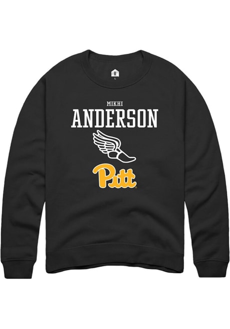 Mikhi Anderson Rally Mens  Pitt Panthers NIL Sport Icon Crew Sweatshirt