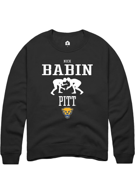 Nick Babin Rally Mens  Pitt Panthers NIL Sport Icon Crew Sweatshirt