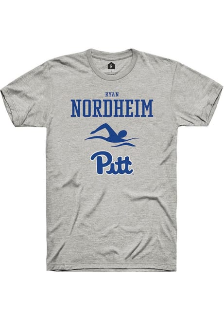 Ryan Nordheim Ash Pitt Panthers NIL Sport Icon Short Sleeve T Shirt