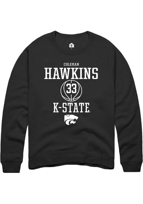 Coleman Hawkins Rally Mens  K-State Wildcats NIL Sport Icon Crew Sweatshirt