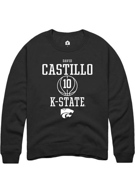 David Castillo Rally Mens  K-State Wildcats NIL Sport Icon Crew Sweatshirt