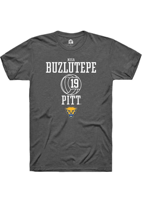 Nisa Buzlutepe Dark Grey Pitt Panthers NIL Sport Icon Short Sleeve T Shirt