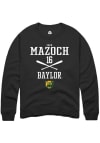 Main image for Zach Mazoch  Rally Baylor Bears Mens Black NIL Sport Icon Long Sleeve Crew Sweatshirt