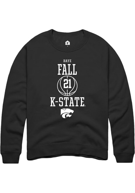 Baye Fall Rally Mens  K-State Wildcats NIL Sport Icon Crew Sweatshirt