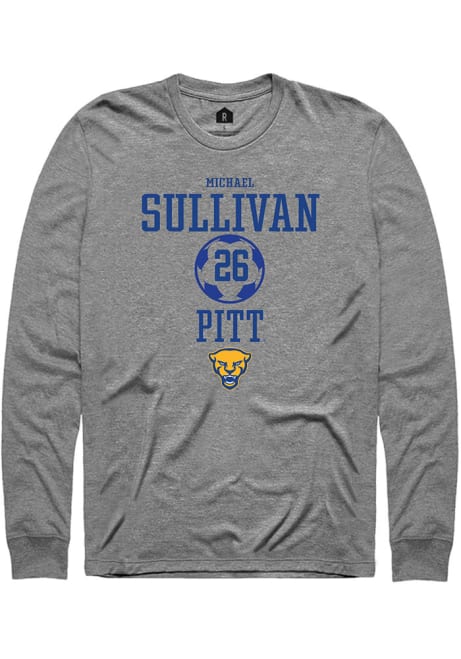 Michael Sullivan Rally Mens Graphite Pitt Panthers NIL Sport Icon Tee