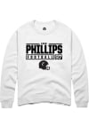 Main image for Eric Phillips  Rally Cincinnati Bearcats Mens White NIL Stacked Box Long Sleeve Crew Sweatshirt