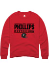 Main image for Eric Phillips  Rally Cincinnati Bearcats Mens Red NIL Stacked Box Long Sleeve Crew Sweatshirt