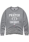 Main image for Evan Prater Rally Mens Graphite Cincinnati Bearcats NIL Sport Icon Crew Sweatshirt