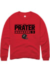 Main image for Evan Prater  Rally Cincinnati Bearcats Mens Red NIL Stacked Box Long Sleeve Crew Sweatshirt