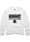 Main image for Gavin Gerhardt  Rally Cincinnati Bearcats Mens White NIL Stacked Box Long Sleeve Crew Sweatshirt