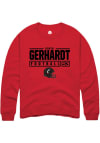 Main image for Gavin Gerhardt  Rally Cincinnati Bearcats Mens Red NIL Stacked Box Long Sleeve Crew Sweatshirt