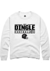 Main image for Jack Dingle  Rally Cincinnati Bearcats Mens White NIL Stacked Box Long Sleeve Crew Sweatshirt