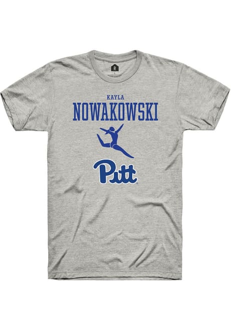 Kayla Nowakowski Ash Pitt Panthers NIL Sport Icon Short Sleeve T Shirt