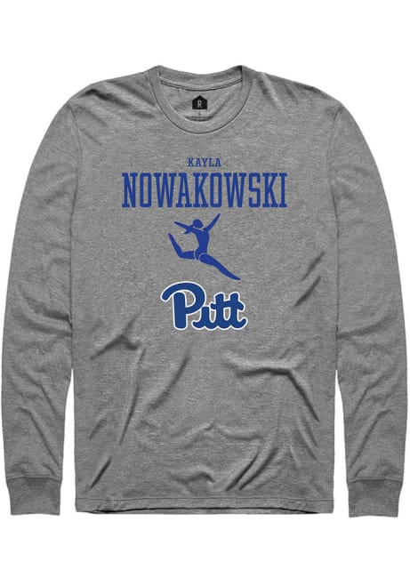 Kayla Nowakowski Rally Mens Graphite Pitt Panthers NIL Sport Icon Tee