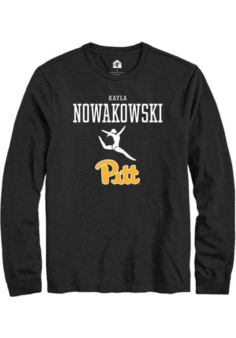 Kayla Nowakowski Rally Mens Black Pitt Panthers NIL Sport Icon Tee