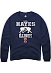 Main image for Samuel Hayes Rally Mens Navy Blue Illinois Fighting Illini NIL Sport Icon Crew Sweatshirt