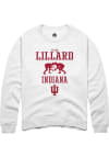 Main image for Tyler Lillard Rally Mens White Indiana Hoosiers NIL Sport Icon Crew Sweatshirt